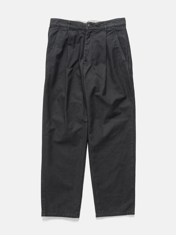 CAV EMPT Washed Cotton One Tuck Pants Charcoal, Pants