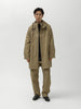 Cale Cotton Gabardine Nidom Coat Beige, Coats
