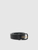 Cale Covered Buckle Belt Cowhide Black, Belts