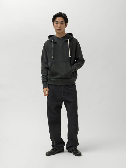 Cale Open-End Spun Yarn Fleece Hoodie Blue-Gray, Hoodies