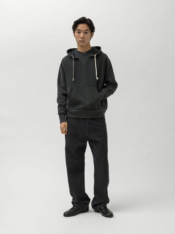 Cale Open-End Spun Yarn Fleece Hoodie Blue-Gray, Hoodies