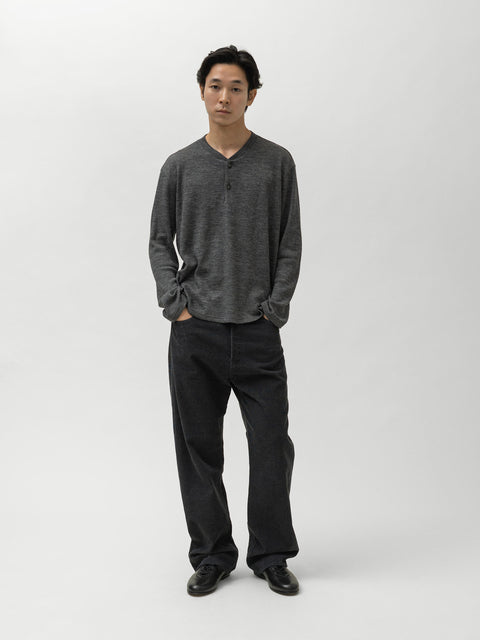 Cale Royal Baby Alpaca Ponte Longsleeve Dark Gray, Sweaters