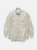 Cale Sheep Suede Light Shirt Grey, Shirts