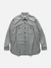 CIOTA USN Chambray Shirt Light Black, Shirts