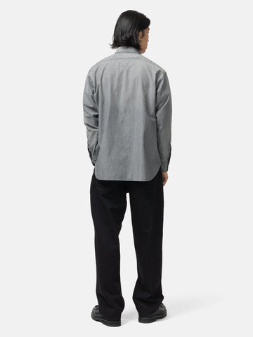 CIOTA USN Chambray Shirt Light Black, Shirts