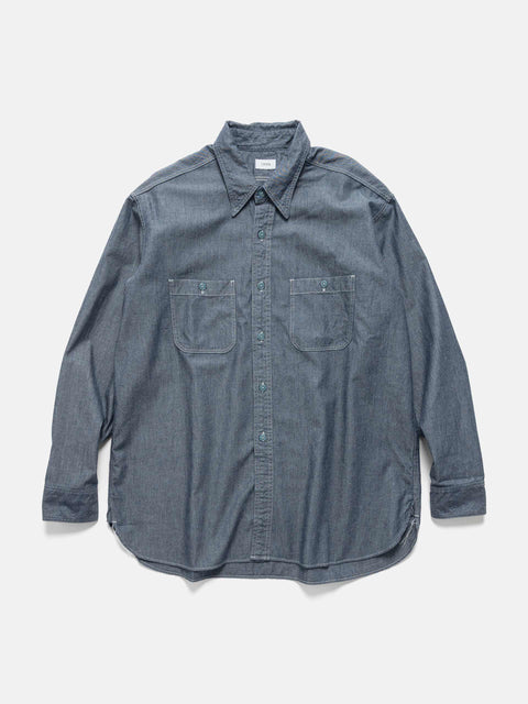 CIOTA USN Chambray Shirt Navy, Shirts