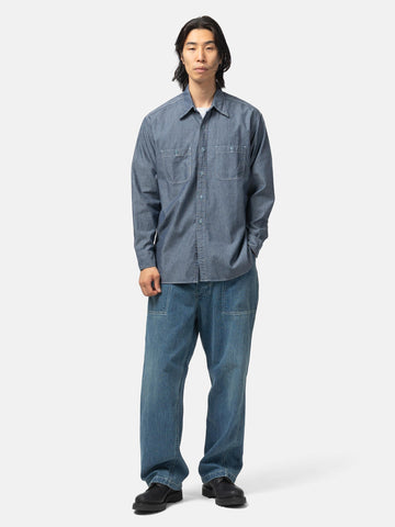 CIOTA USN Chambray Shirt Navy, Shirts