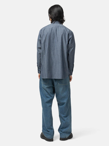 CIOTA USN Chambray Shirt Navy, Shirts
