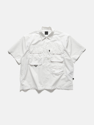 DAIWA Tech Multi Tool Pocket Shirt S/S Solid White, Shirts