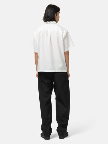 DAIWA Tech Multi Tool Pocket Shirt S/S Solid White, Shirts