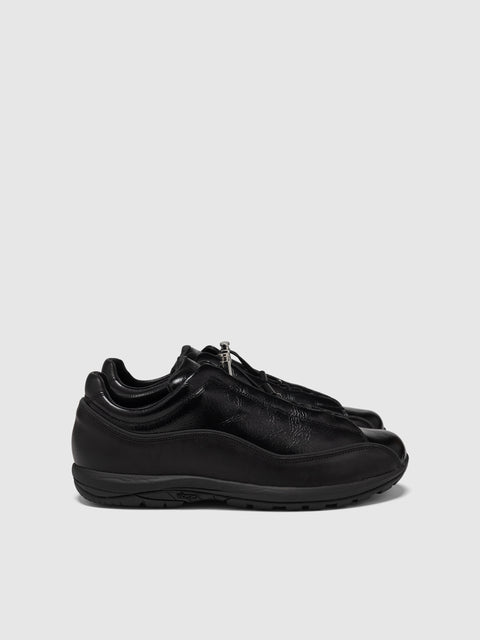 DIEMME Licata Black Crackled Leather, Sneakers