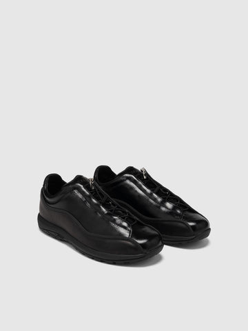 DIEMME Licata Black Crackled Leather, Sneakers