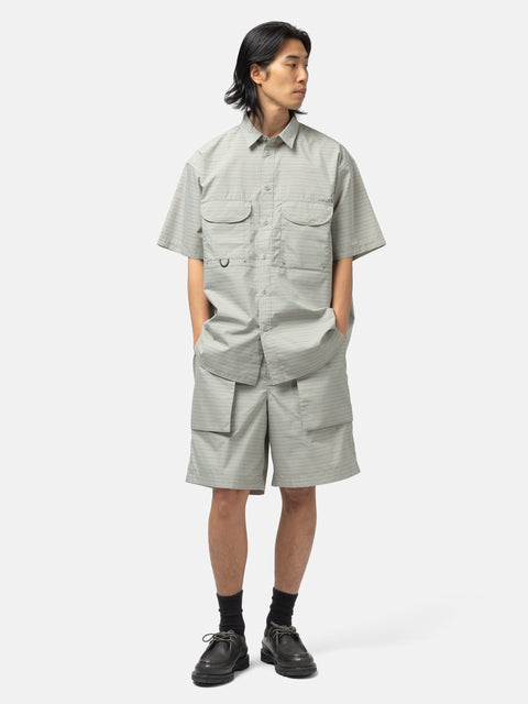 DAIWA Tech 3D Pocket Cargo Shorts Summer Plaidlt. Gray, Shorts