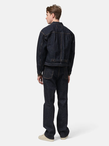 KAPTAIN SUNSHINE Denim Tracker 1P Jacket Indigo One Wash, Denim Jackets