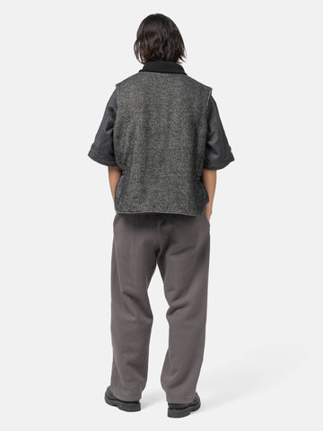 Engineered Garments LL Vest Wool Shaggy Twill Black, Vests