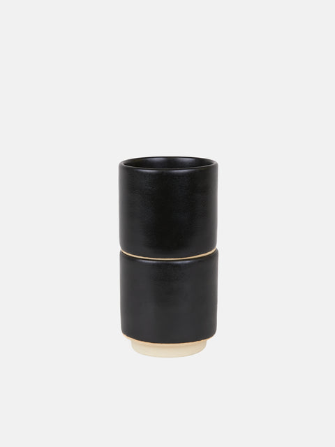 FRAMA Otto Ceramic Cup Set of Two Black, Ceramic