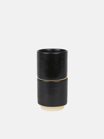FRAMA Otto Ceramic Cup Set of Two Black, Ceramic