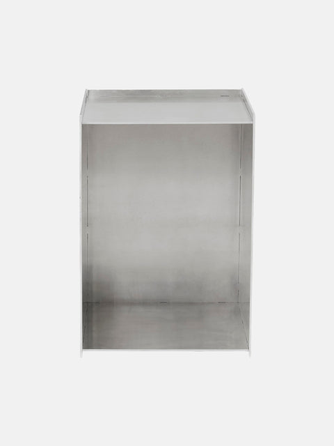FRAMA Rivet Box Table Aluminum, Side table