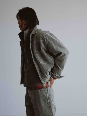 HAVEN Station Jacket T1 - Corduroy Sulfur Dye Taupe, Jackets