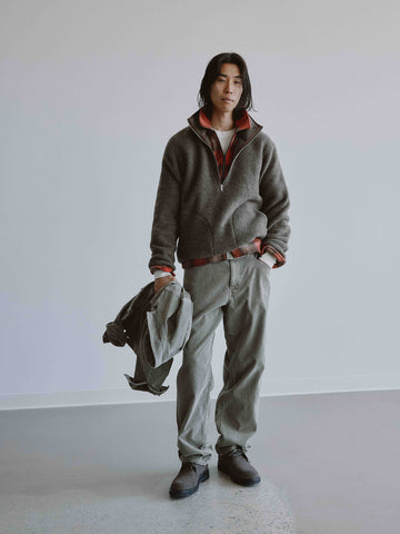 HAVEN Station Pant - Corduroy Sulfur Dye Taupe, Pants