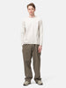 Goldwin 0 Paneled Mesh L/S Top White Sand, T-Shirts