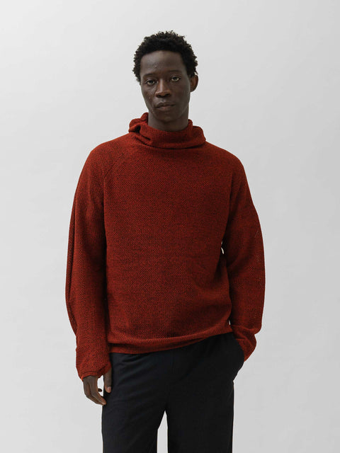 Goldwin 0 Perforated Wholegarment Knit Top Scarlet, Hoodies