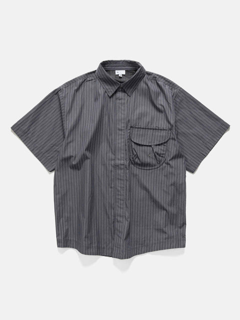 Goldwin 0 Retroreflective Short Sleeved Shirt Deep Charcoal, Shirts