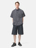 Goldwin 0 Retroreflective Short Sleeved Shirt Deep Charcoal, Shirts