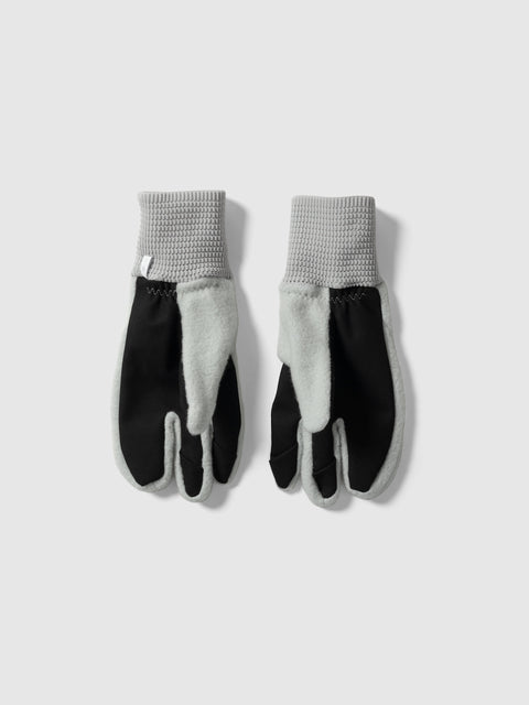 Goldwin 0 Wool Fleece Gloves Natural Gray, Gloves