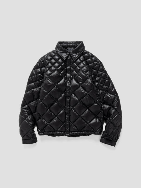 HAVEN / NANGA Skyline Shirt Jacket - Nylon Ripstop / Goose Down Black, Down Jackets