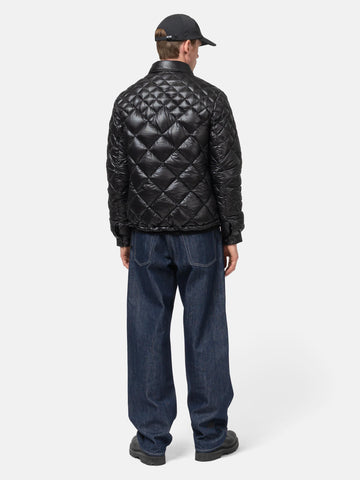 HAVEN / NANGA Skyline Shirt Jacket - Nylon Ripstop / Goose Down Black, Down Jackets