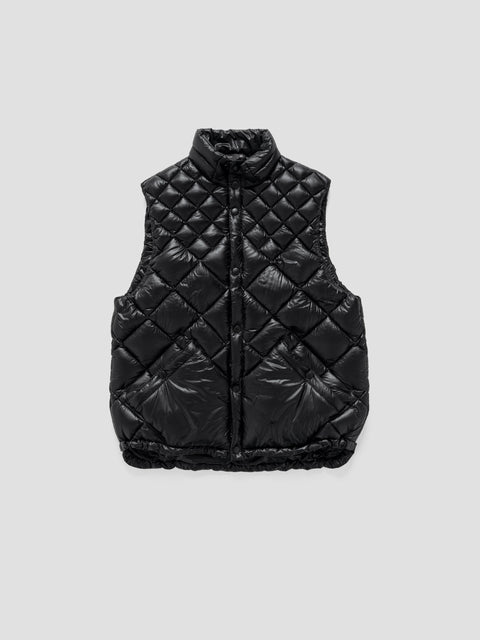 HAVEN / NANGA Skyline Vest - Nylon Ripstop / Goose Down Black, Vests
