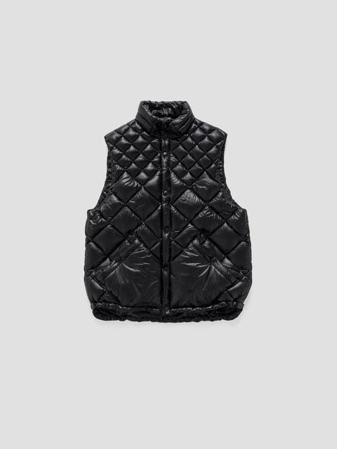 HAVEN / NANGA Skyline Vest - Nylon Ripstop / Goose Down Black, Vests