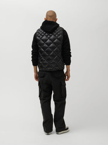 HAVEN / NANGA Skyline Vest - Nylon Ripstop / Goose Down Black, Vests
