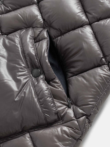HAVEN / NANGA Skyline Vest - Nylon Ripstop / Goose Down Grey, Vests