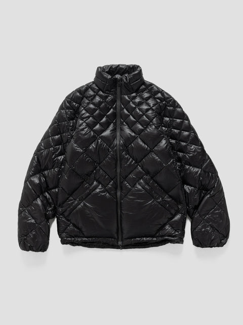 HAVEN / NANGA Skyline Zip Jacket - Nylon Ripstop / Goose Down Black, Down Jackets