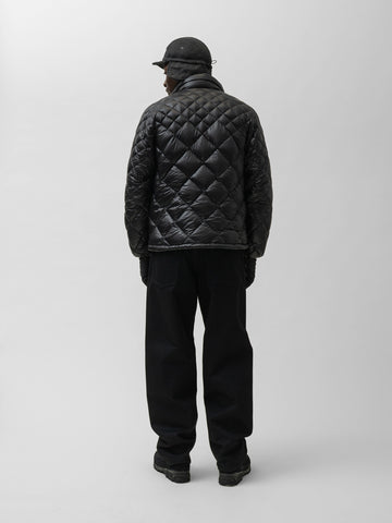 HAVEN / NANGA Skyline Zip Jacket - Nylon Ripstop / Goose Down Black, Down Jackets
