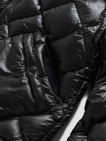 HAVEN / NANGA Skyline Zip Jacket - Nylon Ripstop / Goose Down Black, Down Jackets