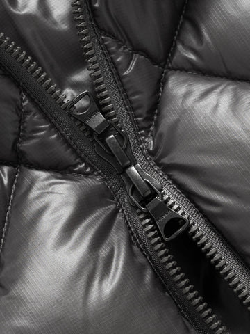 HAVEN / NANGA Skyline Zip Jacket - Nylon Ripstop / Goose Down Grey, Down Jackets