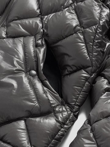 HAVEN / NANGA Skyline Zip Jacket - Nylon Ripstop / Goose Down Grey, Down Jackets