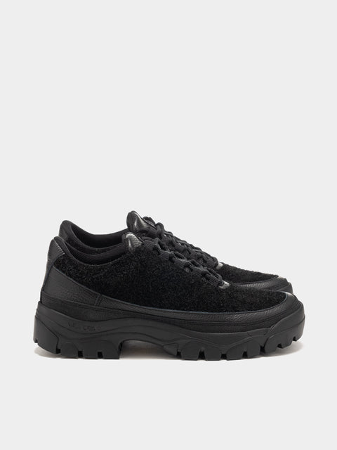HAVEN / TARVAS Easy Hiker Hairy Suede Black, Shoes