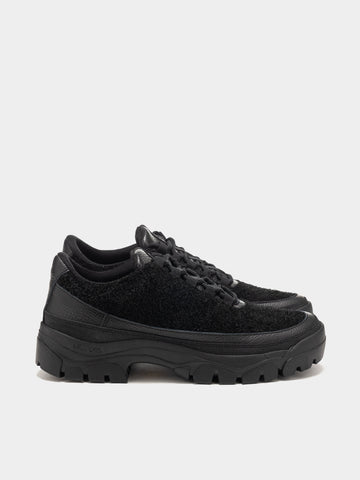 HAVEN / TARVAS Easy Hiker Hairy Suede Black, Shoes