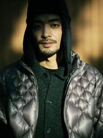 HAVEN / NANGA Skyline Zip Jacket - Nylon Ripstop / Goose Down Black, Down Jackets