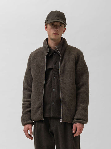 HAVEN Alpine Jacket - Melange Wool Earth, Fleece Jackets