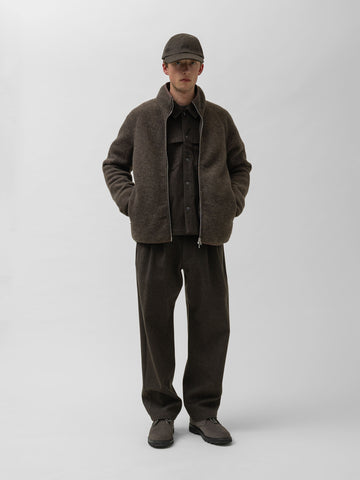 HAVEN Alpine Jacket - Melange Wool Earth, Fleece Jackets