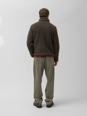 HAVEN Alpine 1/2 Zip Pullover - Melange Wool Earth, Fleece