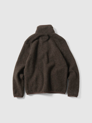 HAVEN Alpine 1/2 Zip Pullover - Melange Wool Earth, Fleece