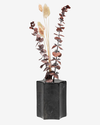 Apapacho World for HAVEN Vase/Bookend Marble Black, Home Goods