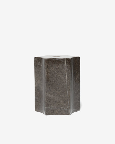 Apapacho World for HAVEN Vase/Bookend Marble Grey, Home Goods