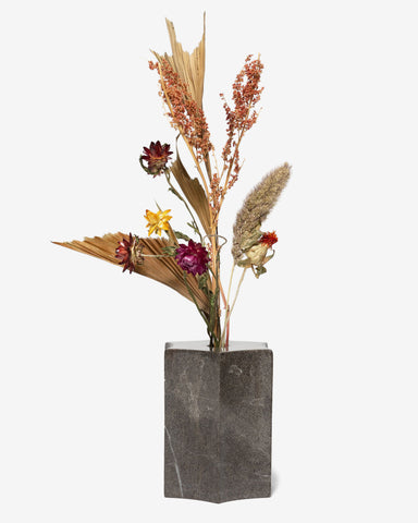 Apapacho World for HAVEN Vase/Bookend Marble Grey, Home Goods